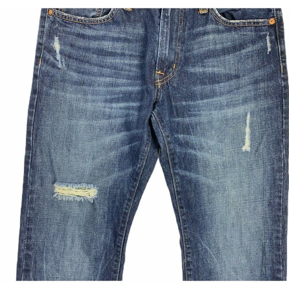 American Eagle 30 x 30 Jeans Distress Dark Straigh - Picture 4 of 6